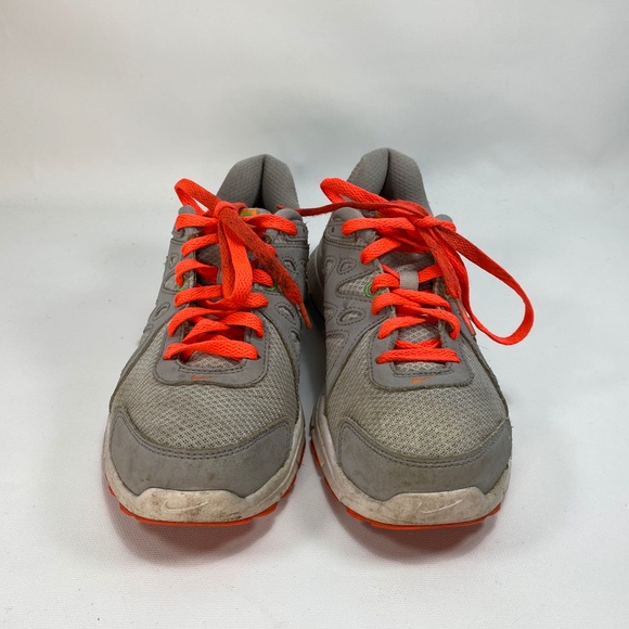 Nike Revolution 2 Women's Athletic Running Shoes Gray Orange 554900-007 Size 7 - Picture 5 of 9
